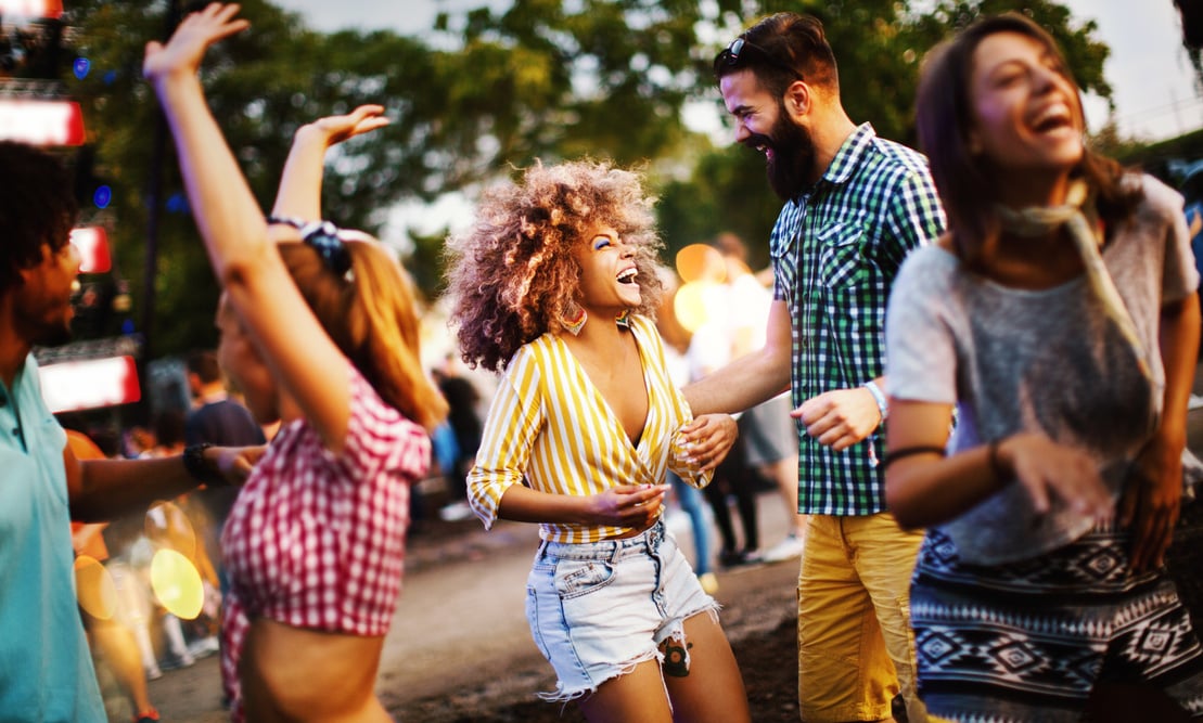 Festival flirting.
