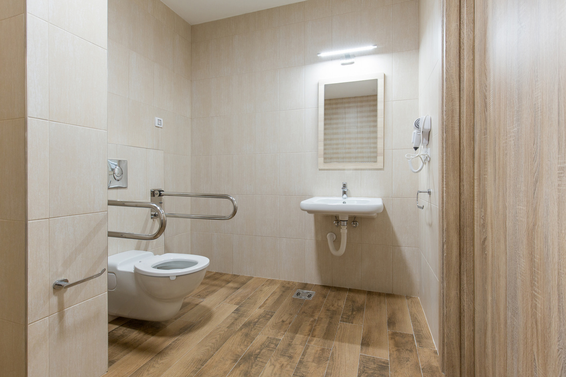 Wheelchair Accessible Disabled Toilet Interior