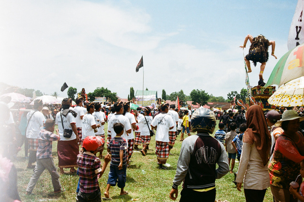 People Gathering in Green Grass Field